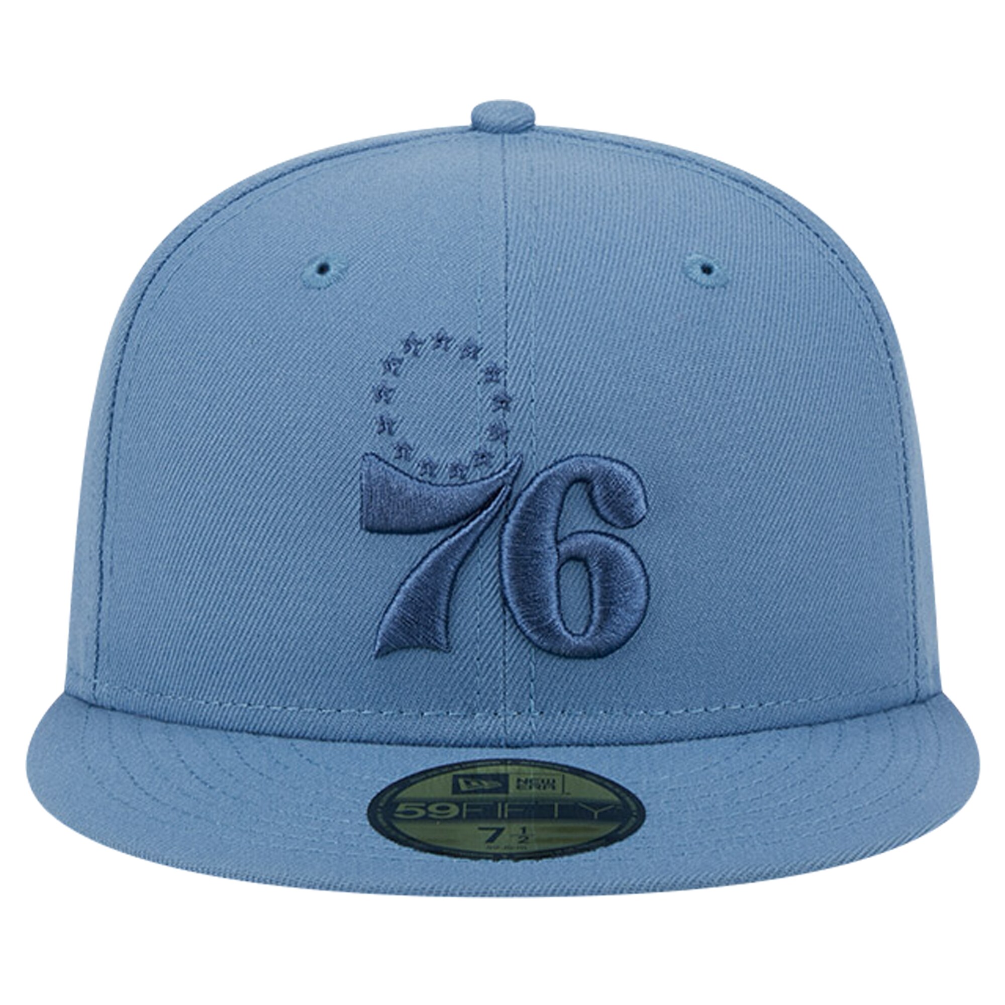 NBA men8217s philadelphia 76ers new era blue color pack faded tonal 59fifty fitted hat Collection - Official Jerseys & Hats | NBA Store