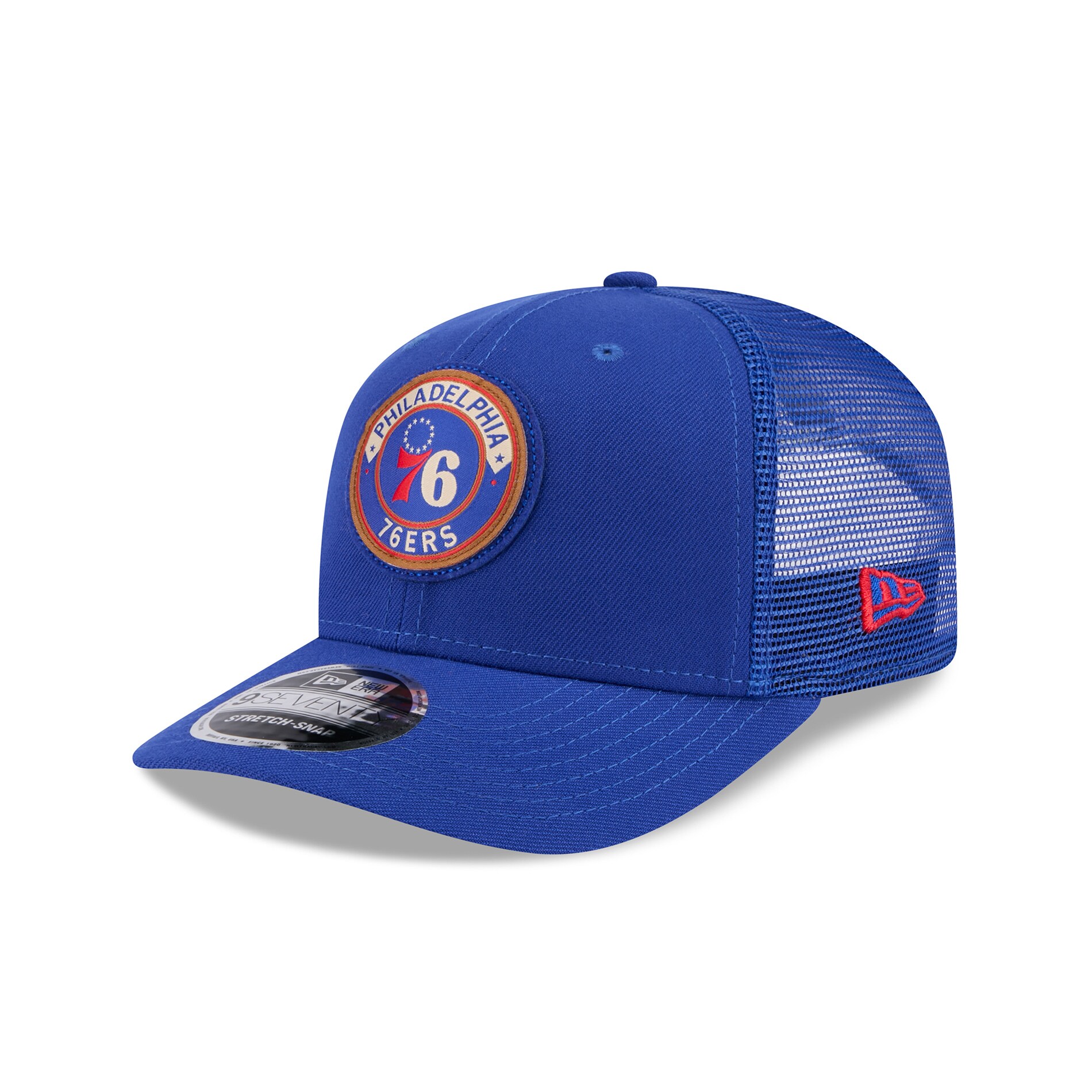 NBA men8217s philadelphia 76ers new era blue victory grove circle patch 9seventy adjustable hat Collection - Official Jerseys & Hats | NBA Store