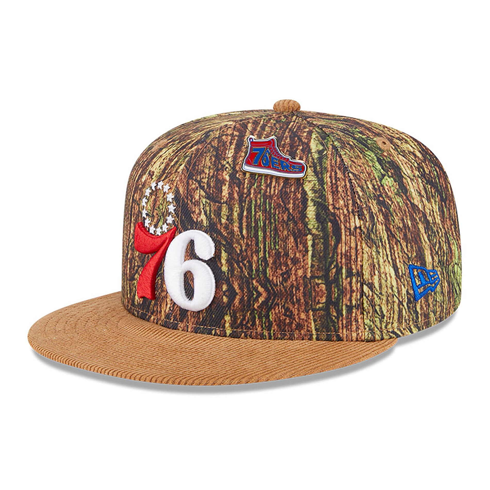 NBA men8217s philadelphia 76ers new era camo victory grove forest sneaker pin 9fifty snapback hat Collection - Official Jerseys & Hats | NBA Store