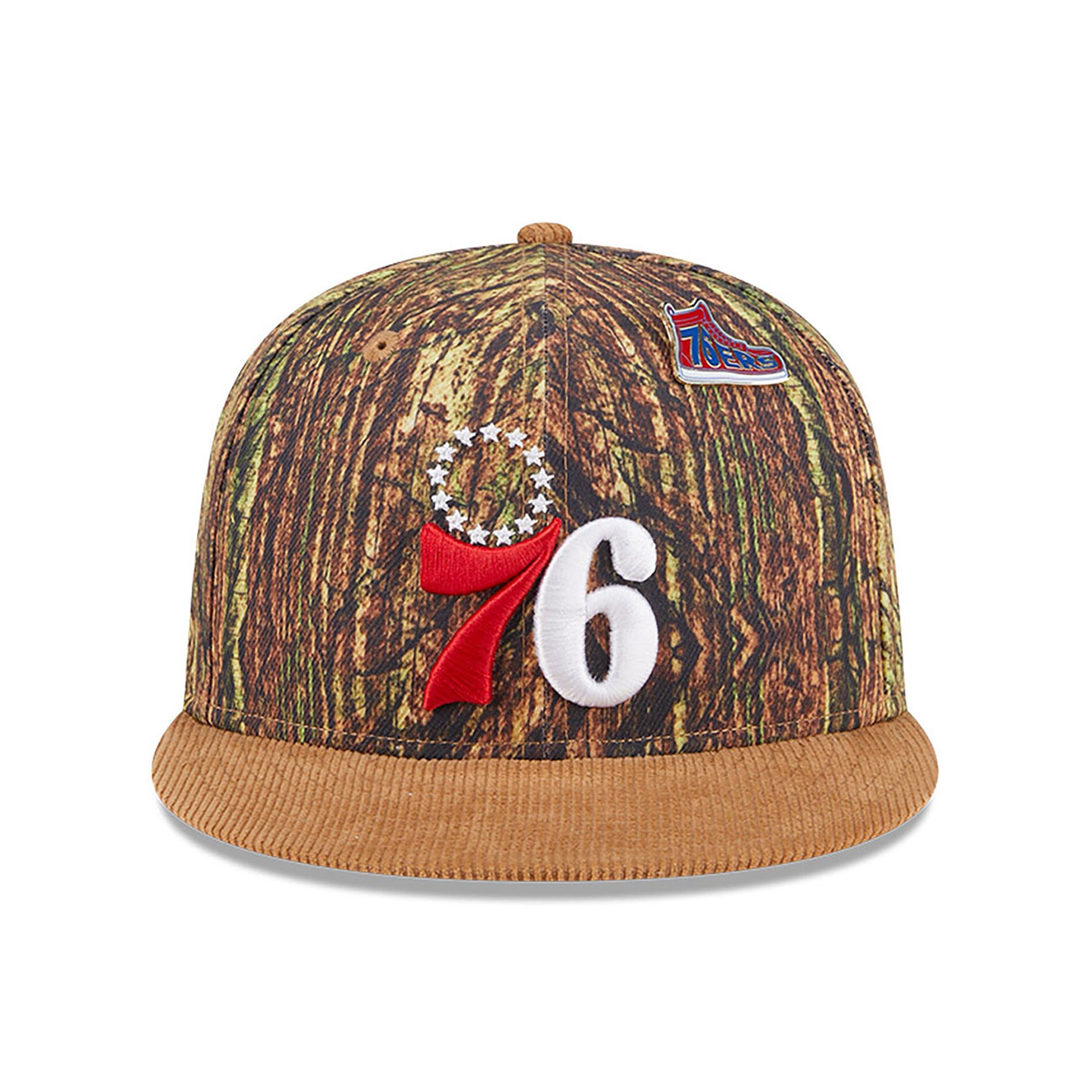 NBA men8217s philadelphia 76ers new era camo victory grove forest sneaker pin 9fifty snapback hat Collection - Official Jerseys & Hats | NBA Store