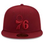 NBA men8217s philadelphia 76ers new era crimson color pack 59fifty fitted hat Collection - Official Jerseys & Hats | NBA Store