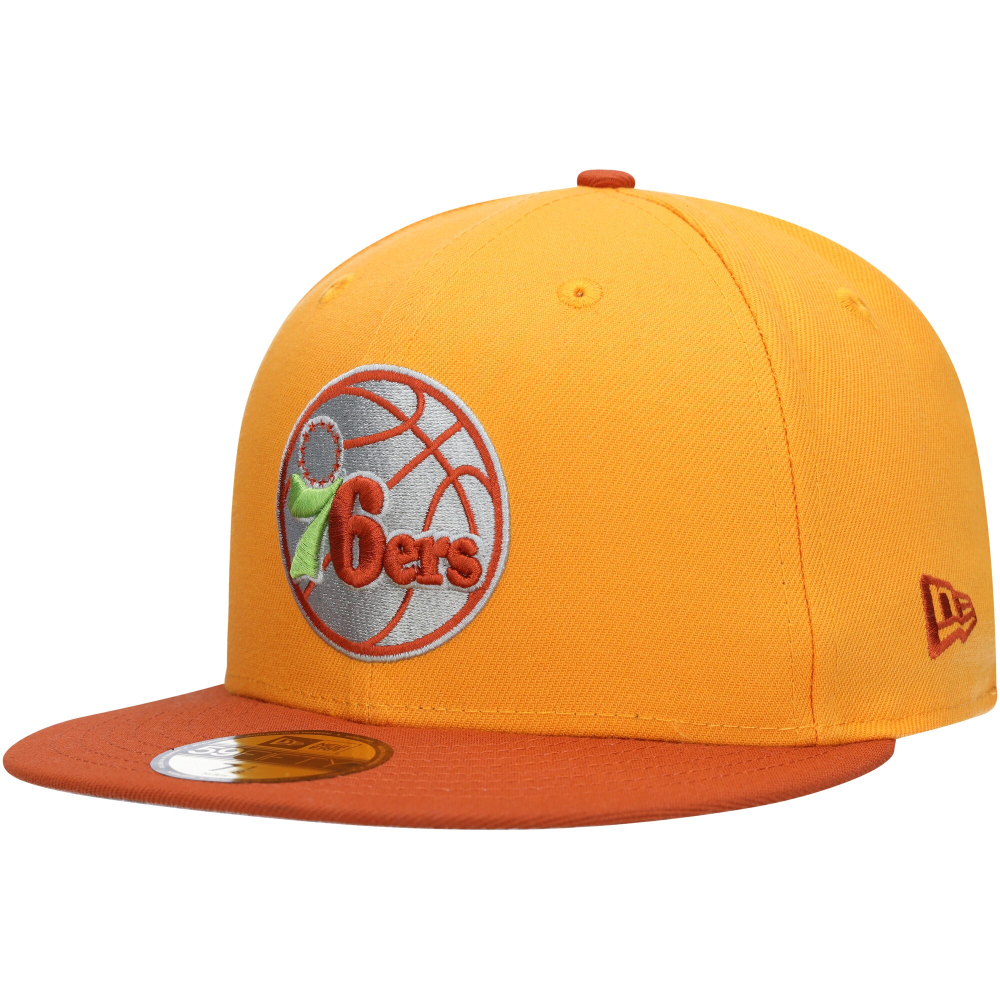 NBA men8217s philadelphia 76ers new era goldrust 59fifty fitted hat Collection - Official Jerseys & Hats | NBA Store