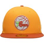 NBA men8217s philadelphia 76ers new era goldrust 59fifty fitted hat Collection - Official Jerseys & Hats | NBA Store