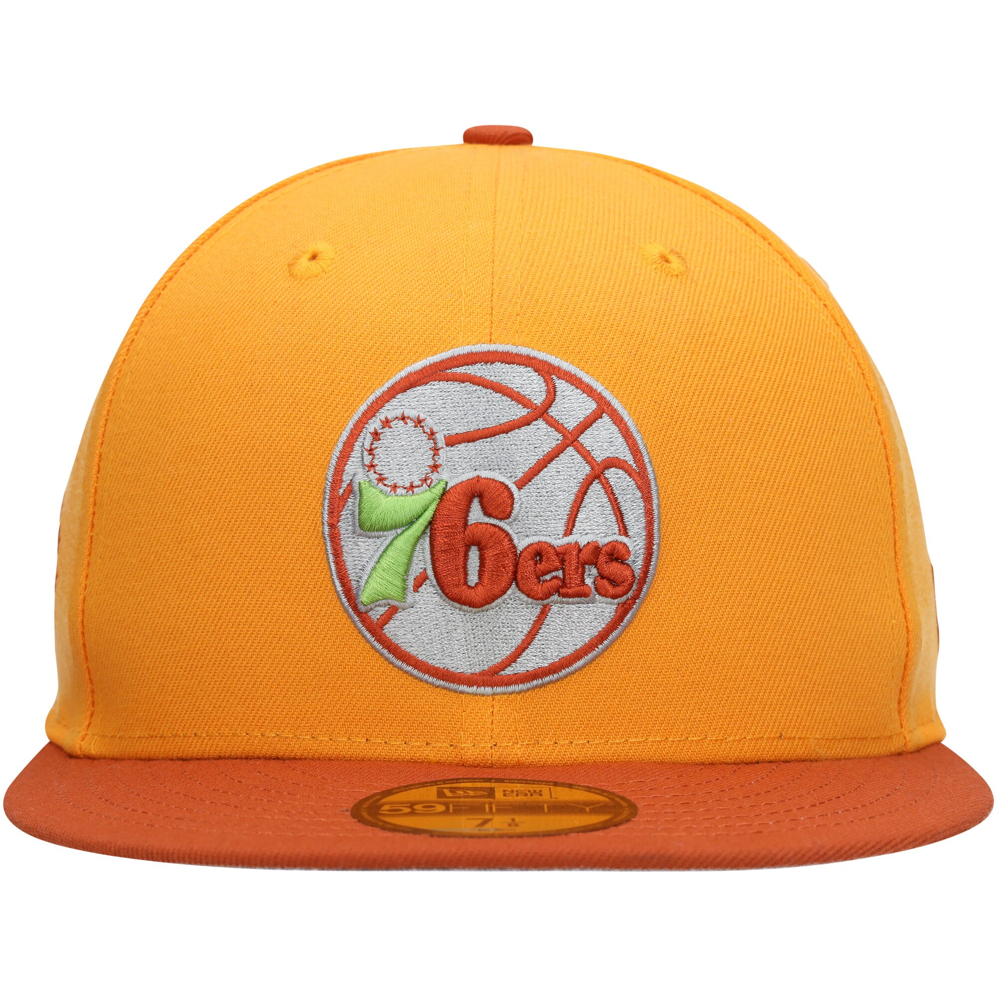 NBA men8217s philadelphia 76ers new era goldrust 59fifty fitted hat Collection - Official Jerseys & Hats | NBA Store