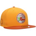 NBA men8217s philadelphia 76ers new era goldrust 59fifty fitted hat Collection - Official Jerseys & Hats | NBA Store