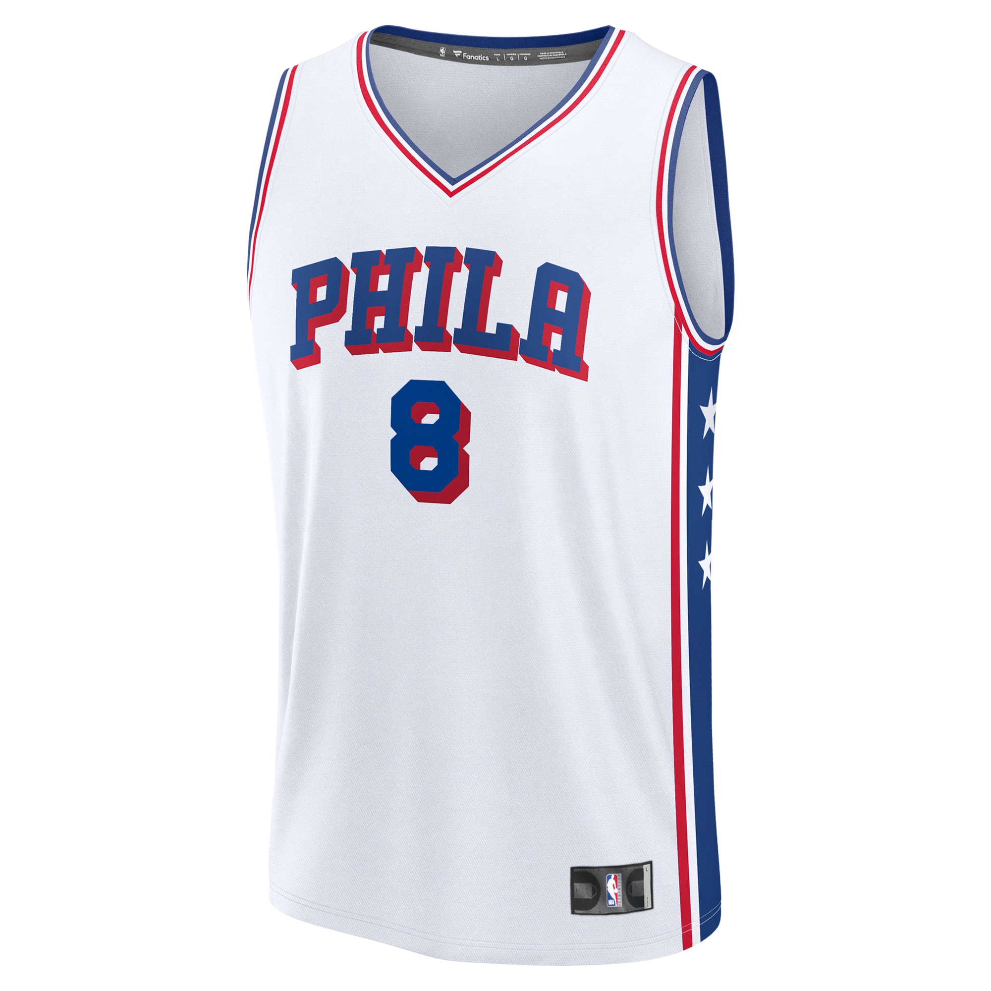 NBA men8217s philadelphia 76ers paul george fanatics white fast break replica player jersey – association edition Collection - Official Jerseys & Hats | NBA Store