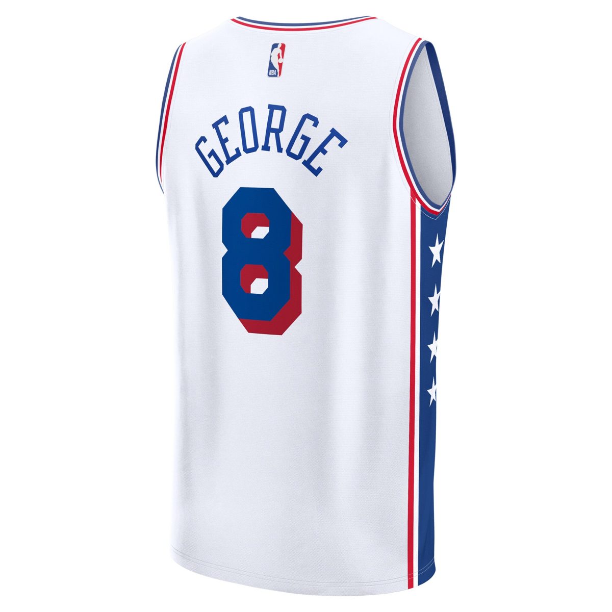 NBA men8217s philadelphia 76ers paul george fanatics white fast break replica player jersey – association edition Collection - Official Jerseys & Hats | NBA Store