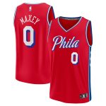 NBA men8217s philadelphia 76ers tyrese maxey fanatics red fast break replica player jersey – statement edition Collection - Official Jerseys & Hats | NBA Store