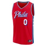 NBA men8217s philadelphia 76ers tyrese maxey fanatics red fast break replica player jersey – statement edition Collection - Official Jerseys & Hats | NBA Store