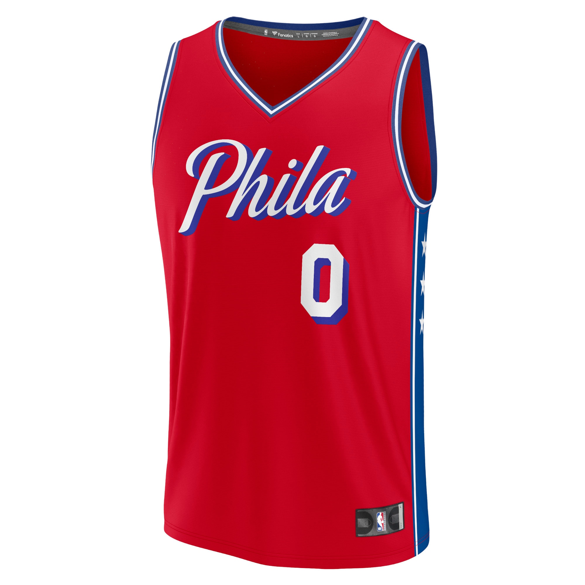 NBA men8217s philadelphia 76ers tyrese maxey fanatics red fast break replica player jersey – statement edition Collection - Official Jerseys & Hats | NBA Store