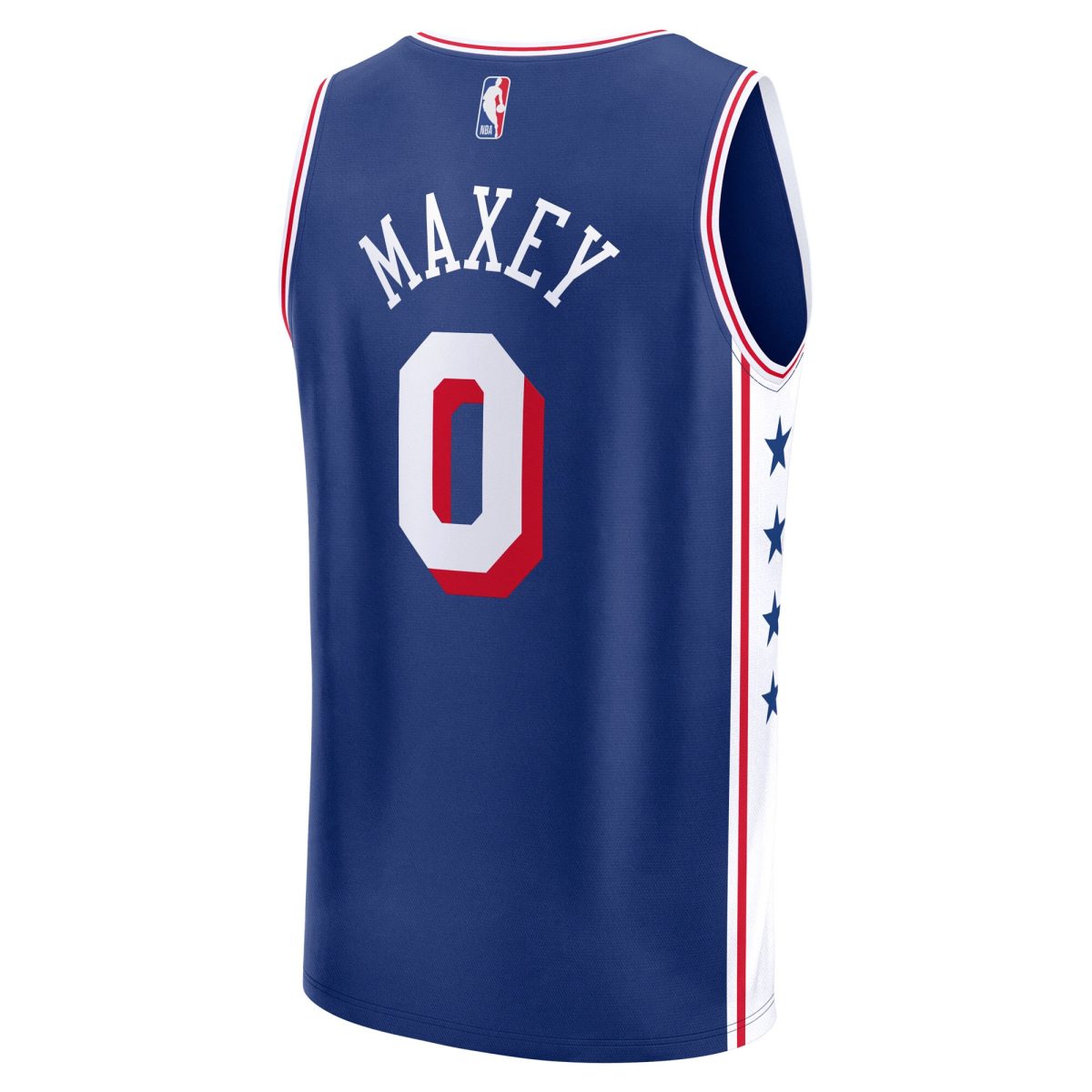NBA men8217s philadelphia 76ers tyrese maxey fanatics royal fast break replica player jersey – icon edition Collection - Official Jerseys & Hats | NBA Store