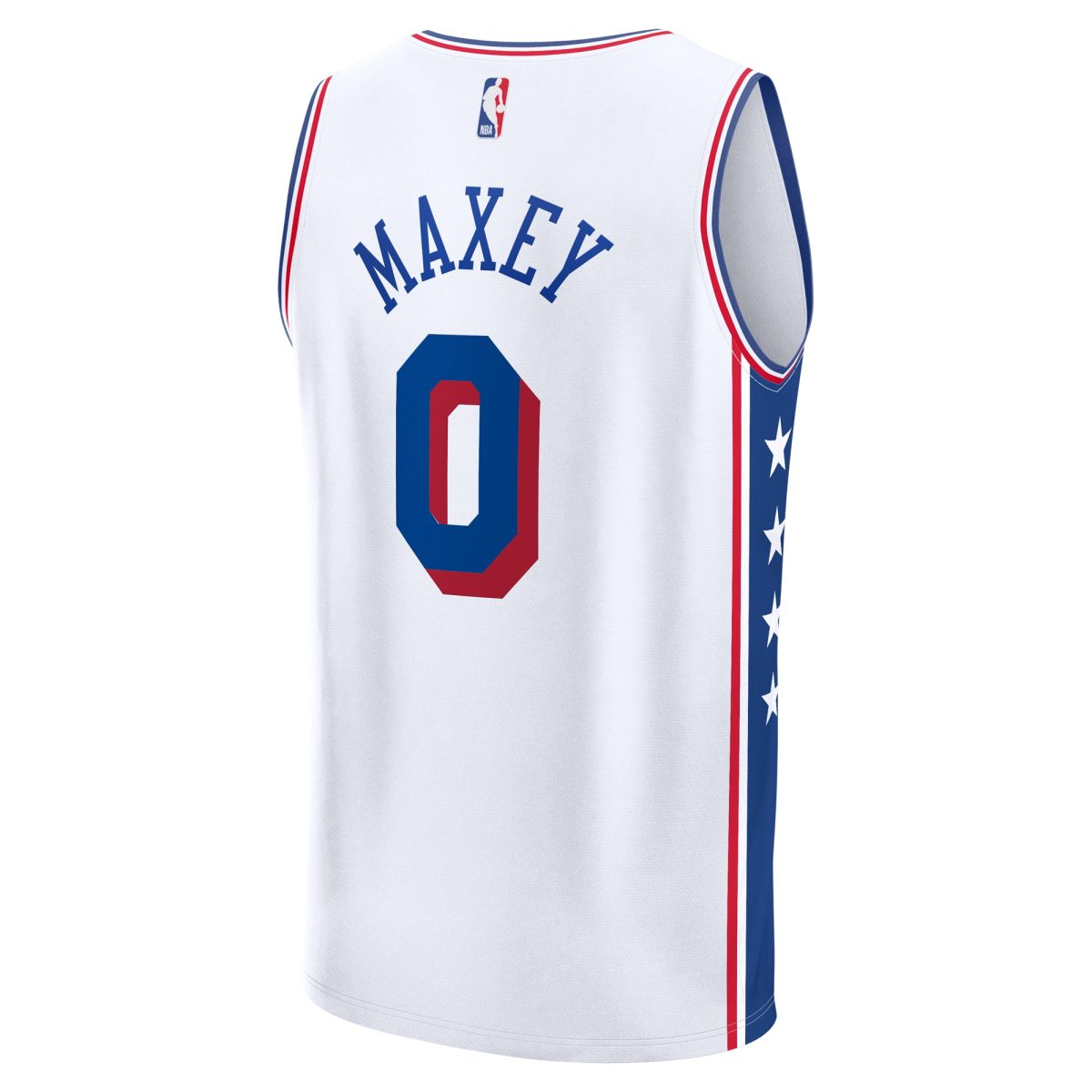 NBA men8217s philadelphia 76ers tyrese maxey fanatics white fast break replica player jersey – association edition Collection - Official Jerseys & Hats | NBA Store