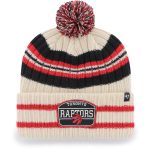 NBA men8217s toronto raptors 821747 cream hone patch cuffed knit hat with pom Collection - Official Jerseys & Hats | NBA Store