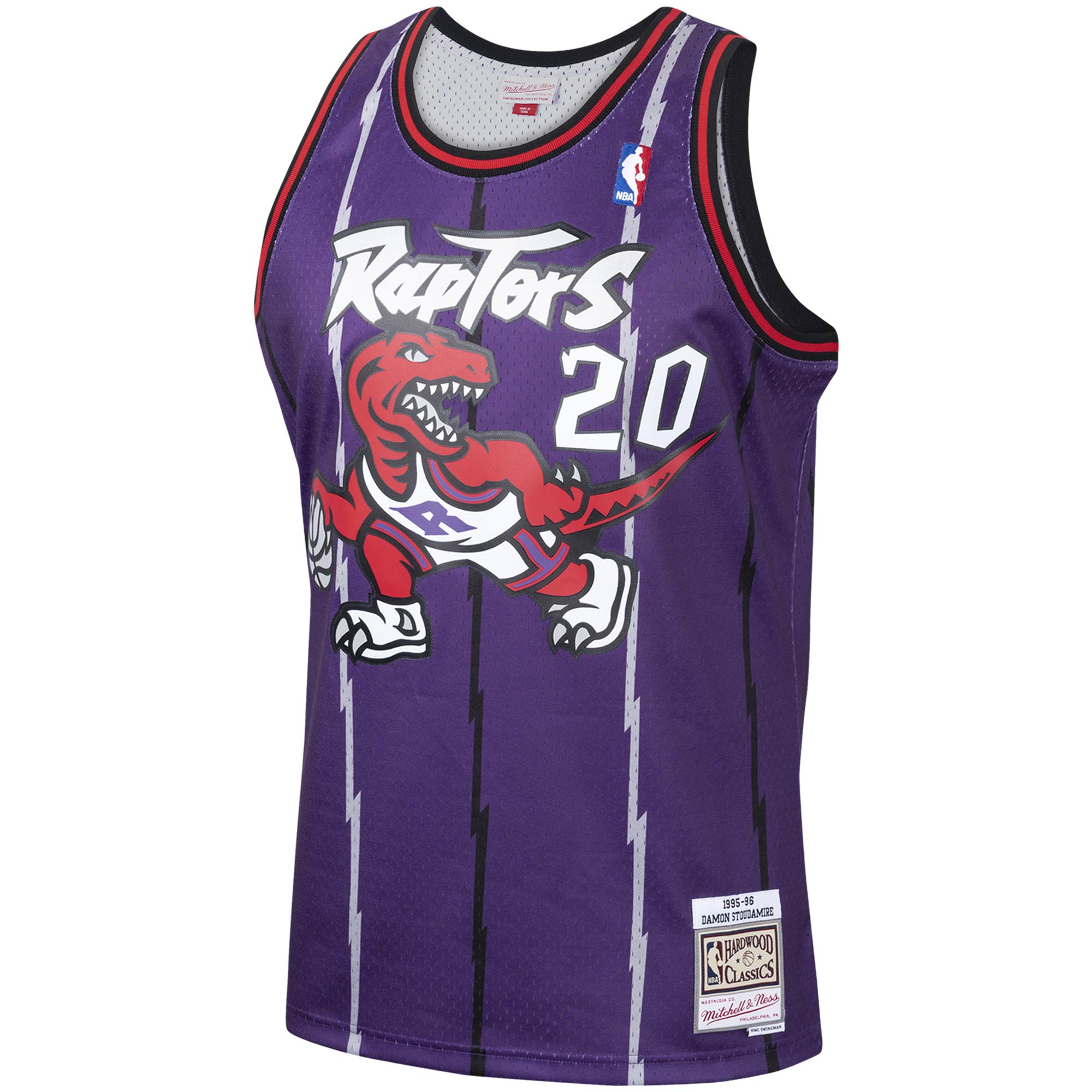 NBA men8217s toronto raptors damon stoudamire mitchell amp ness purple 199596 hardwood classics swingman jersey Collection - Official Jerseys & Hats | NBA Store