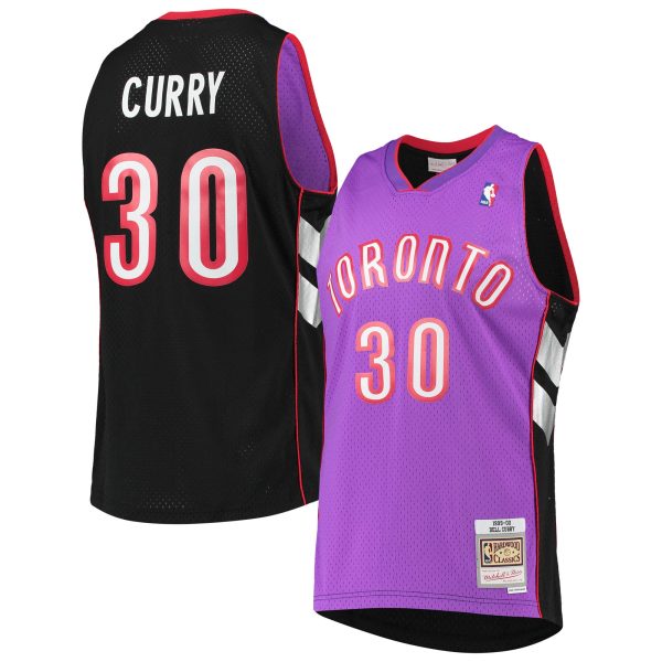 NBA men8217s toronto raptors dell curry mitchell amp ness purple 199900 hardwood classics swingman jersey Collection - Official Jerseys & Hats | NBA Store