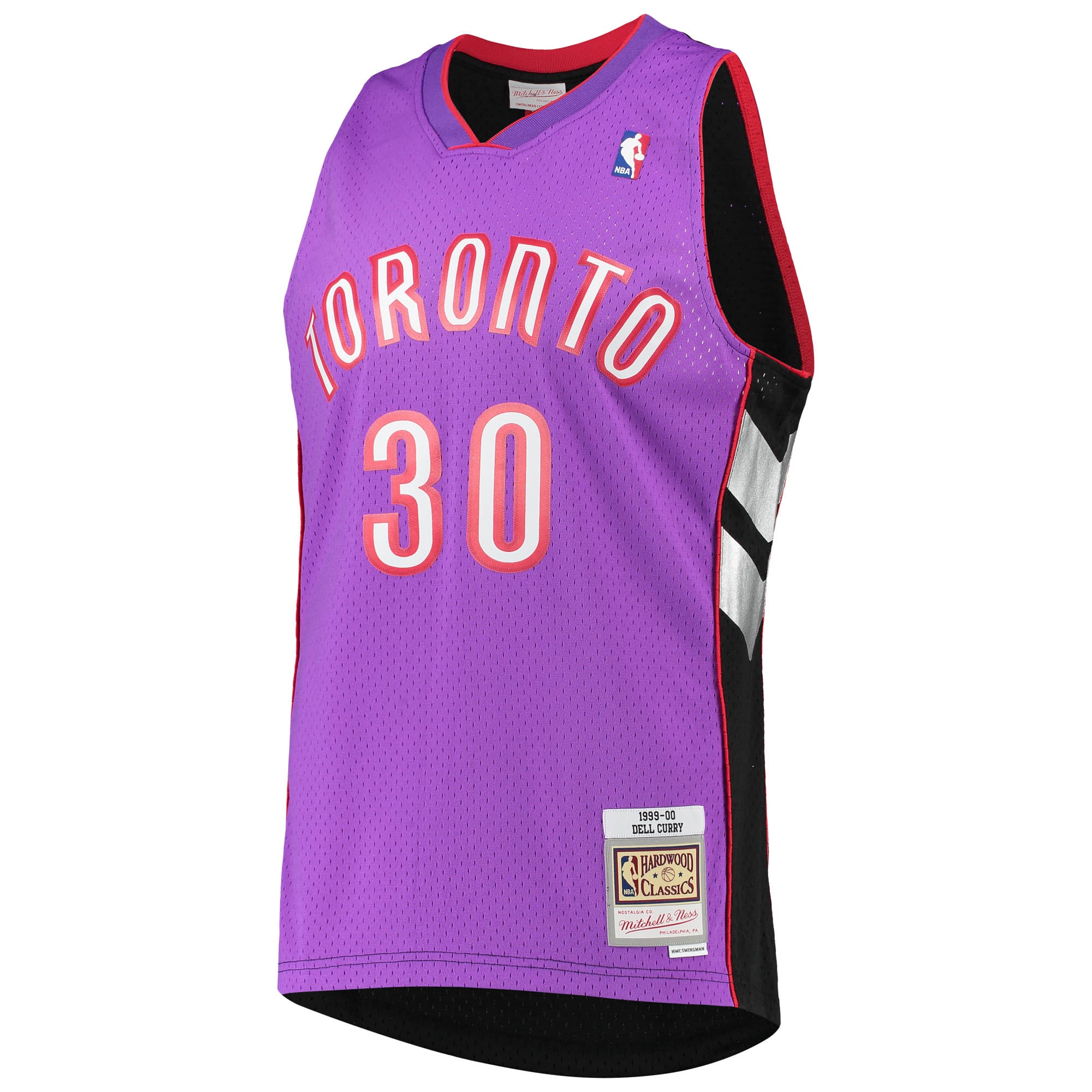 NBA men8217s toronto raptors dell curry mitchell amp ness purple 199900 hardwood classics swingman jersey Collection - Official Jerseys & Hats | NBA Store