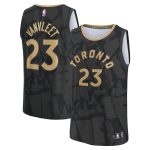 NBA men8217s toronto raptors fred vanvleet fanatics black fastbreak jersey – city edition Collection - Official Jerseys & Hats | NBA Store