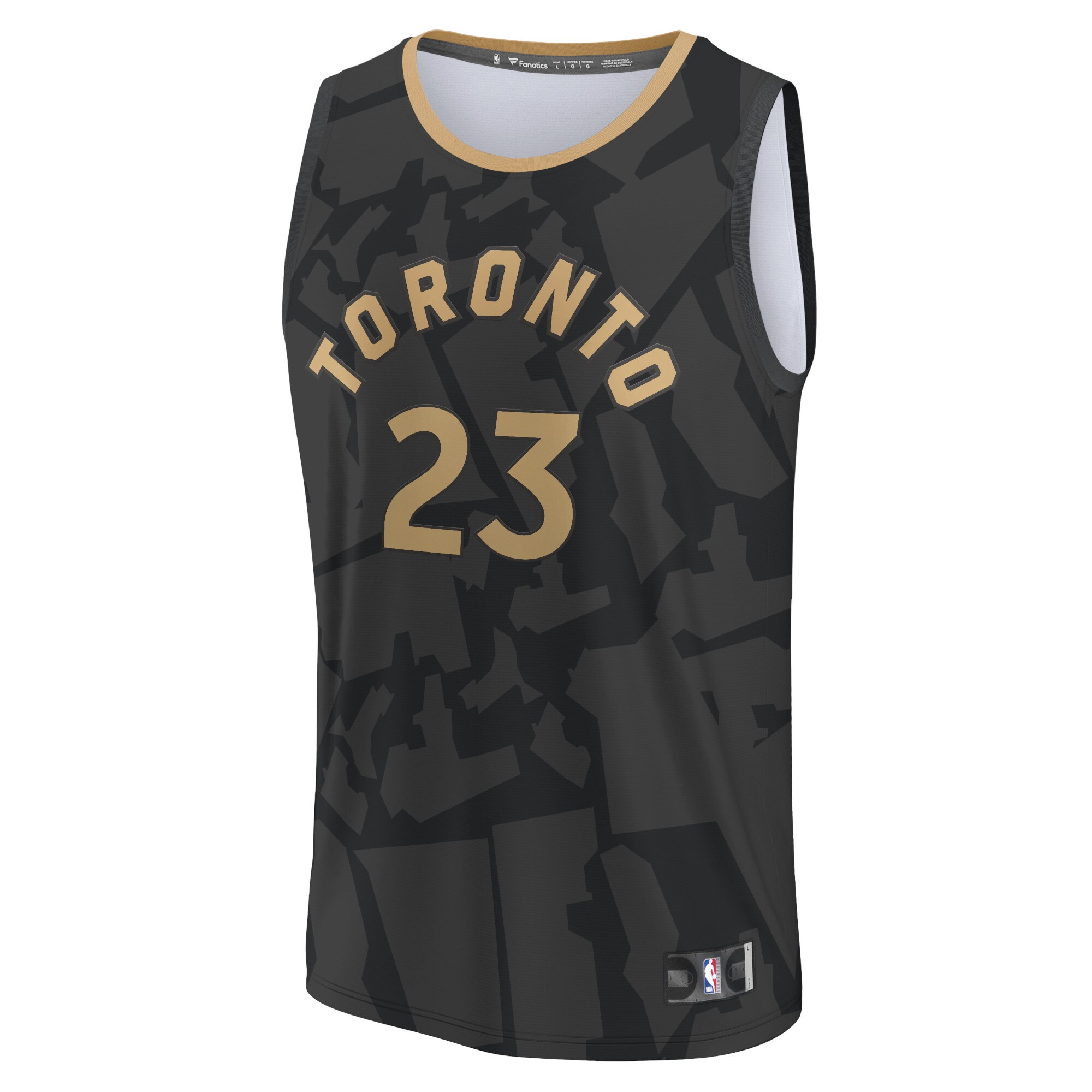 NBA men8217s toronto raptors fred vanvleet fanatics black fastbreak jersey – city edition Collection - Official Jerseys & Hats | NBA Store