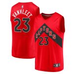 NBA men8217s toronto raptors fred vanvleet fanatics red fast break replica jersey – icon edition Collection - Official Jerseys & Hats | NBA Store