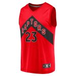 NBA men8217s toronto raptors fred vanvleet fanatics red fast break replica jersey – icon edition Collection - Official Jerseys & Hats | NBA Store