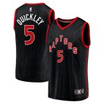 NBA men8217s toronto raptors immanuel quickley fanatics black fast break player jersey – statement edition Collection - Official Jerseys & Hats | NBA Store