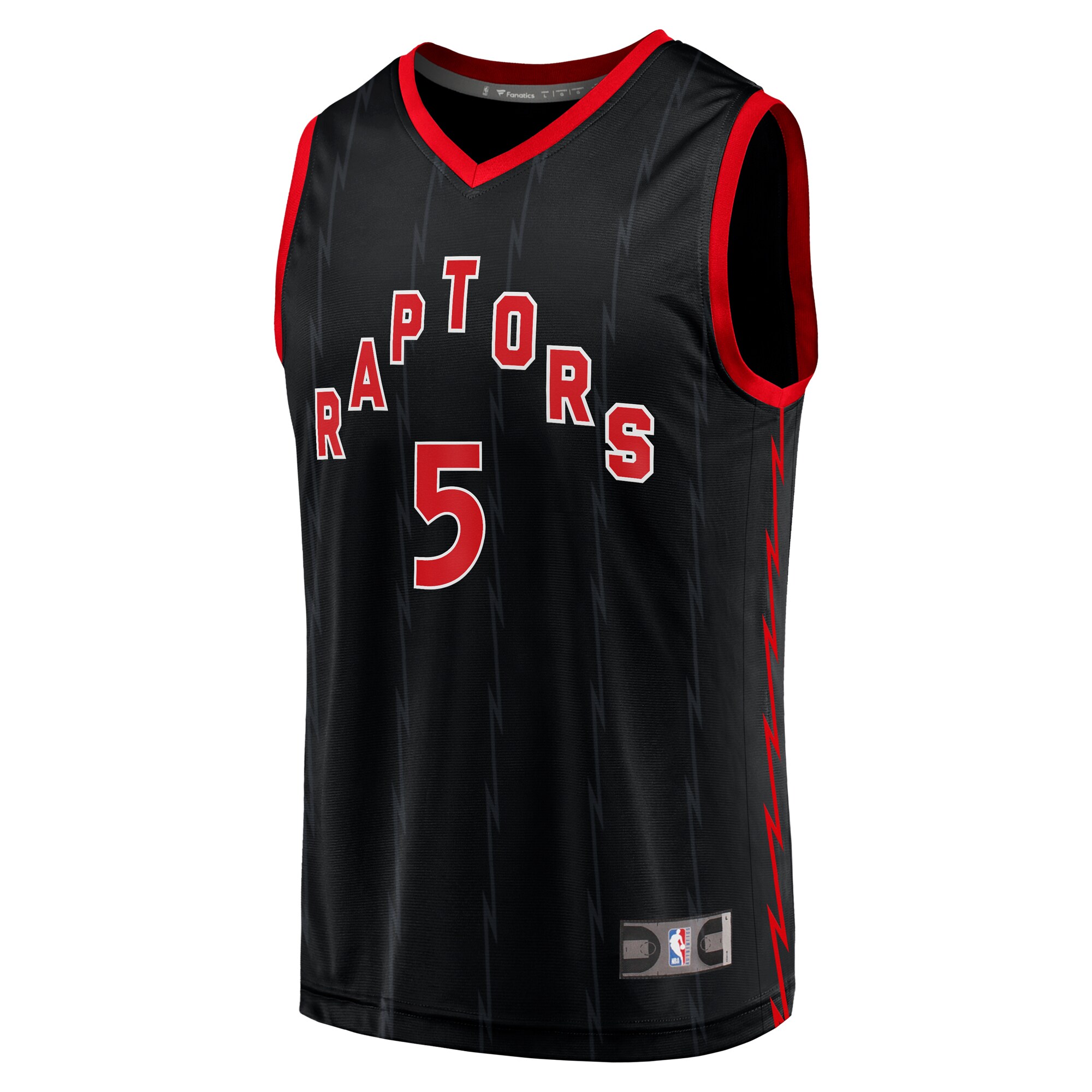 NBA men8217s toronto raptors immanuel quickley fanatics black fast break player jersey – statement edition Collection - Official Jerseys & Hats | NBA Store