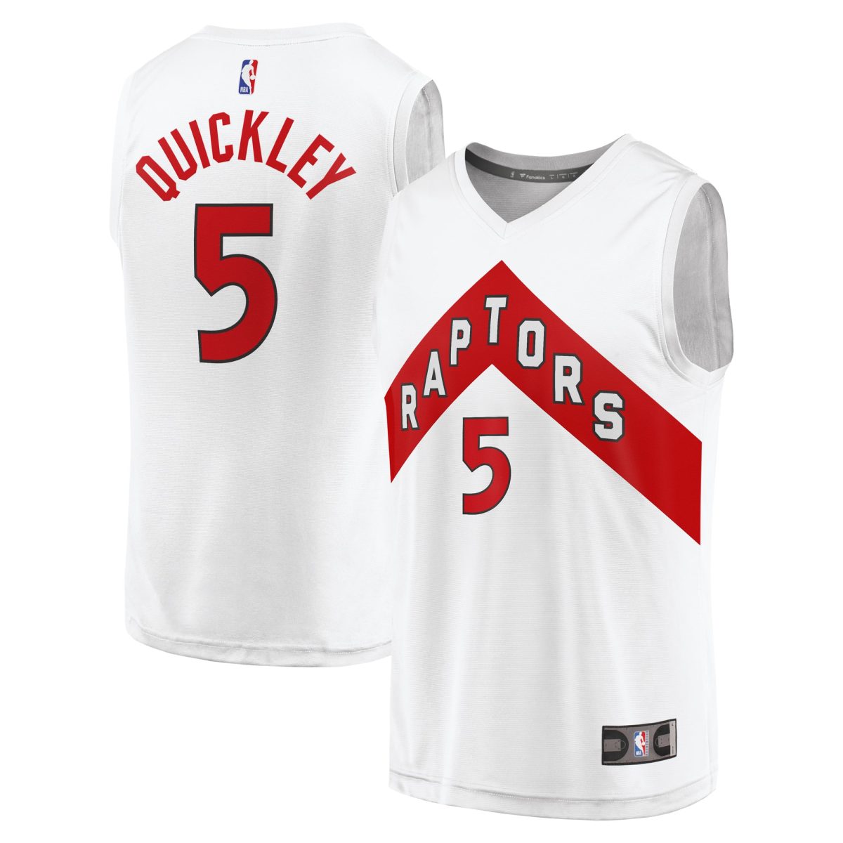 NBA men8217s toronto raptors immanuel quickley fanatics white fast break player jersey – association edition Collection - Official Jerseys & Hats | NBA Store
