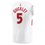 NBA men8217s toronto raptors immanuel quickley fanatics white fast break player jersey – association edition Collection - Official Jerseys & Hats | NBA Store
