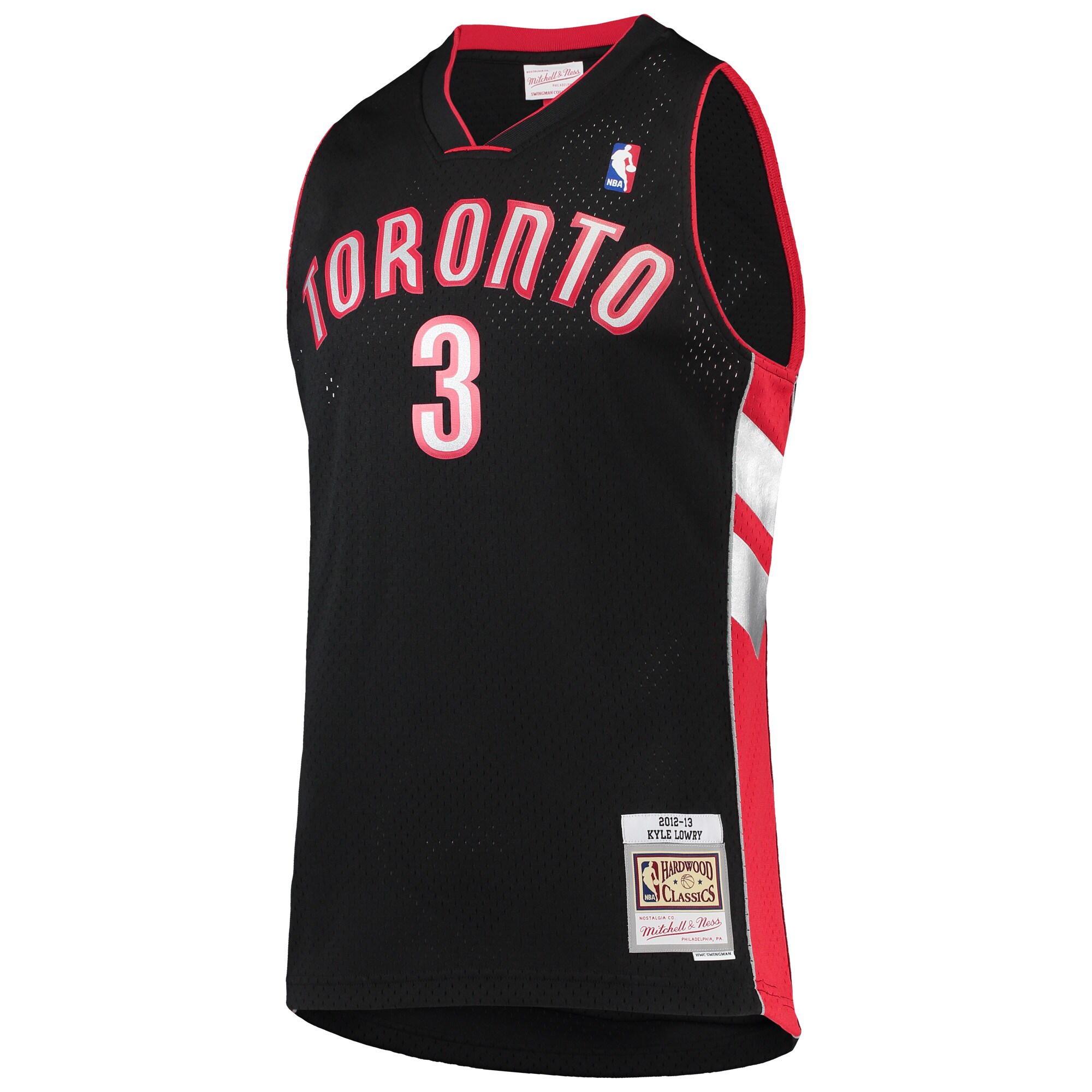 NBA men8217s toronto raptors kyle lowry mitchell amp ness black 201213 hardwood classics swingman jersey Collection - Official Jerseys & Hats | NBA Store