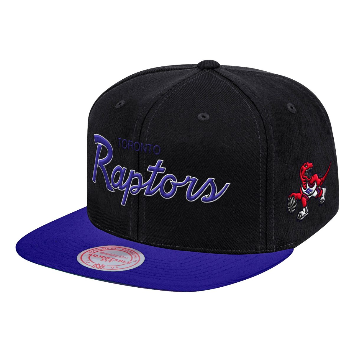NBA men8217s toronto raptors mitchell amp ness black hardwood classics mvp team script 2.0 snapback hat Collection - Official Jerseys & Hats | NBA Store