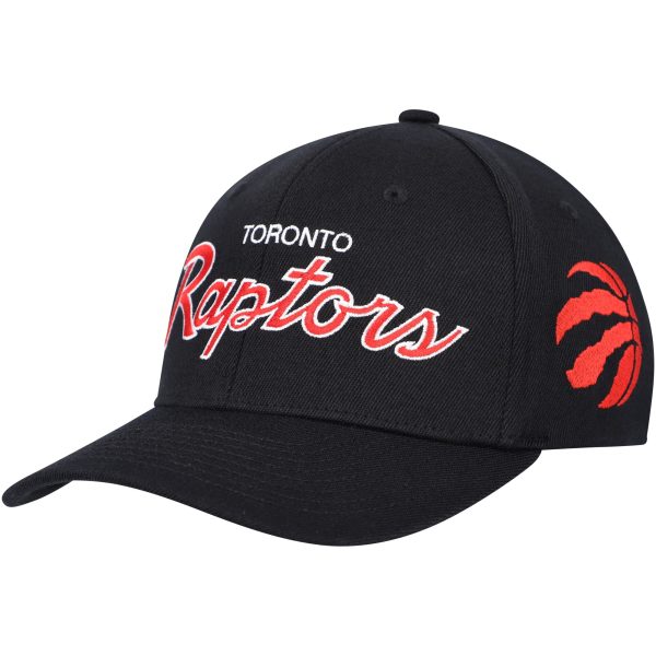 NBA men8217s toronto raptors mitchell amp ness black mvp team script 2.0 stretch snapback hat Collection - Official Jerseys & Hats | NBA Store
