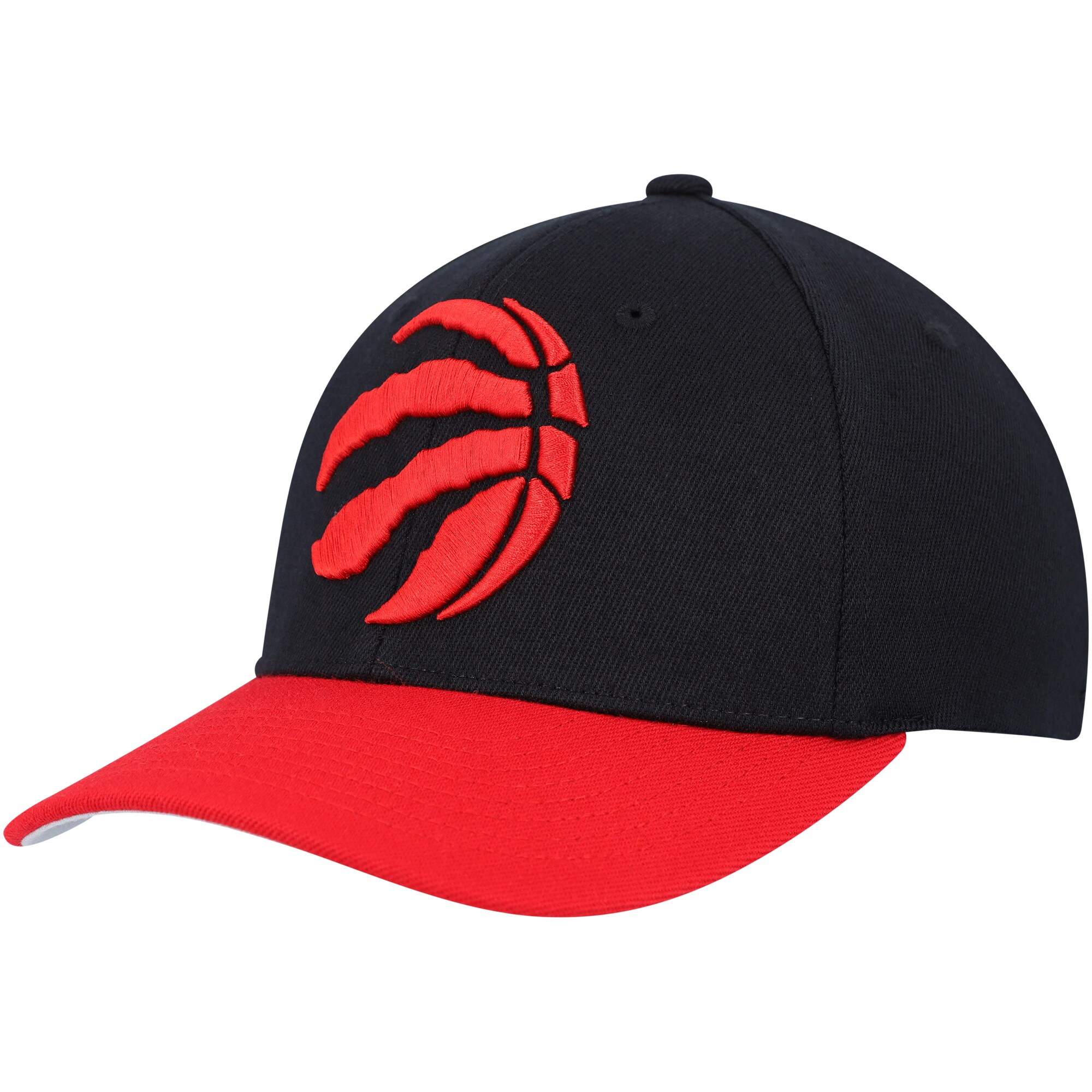 NBA men8217s toronto raptors mitchell amp ness blackred mvp team two-tone 2.0 stretch-snapback hat Collection - Official Jerseys & Hats | NBA Store