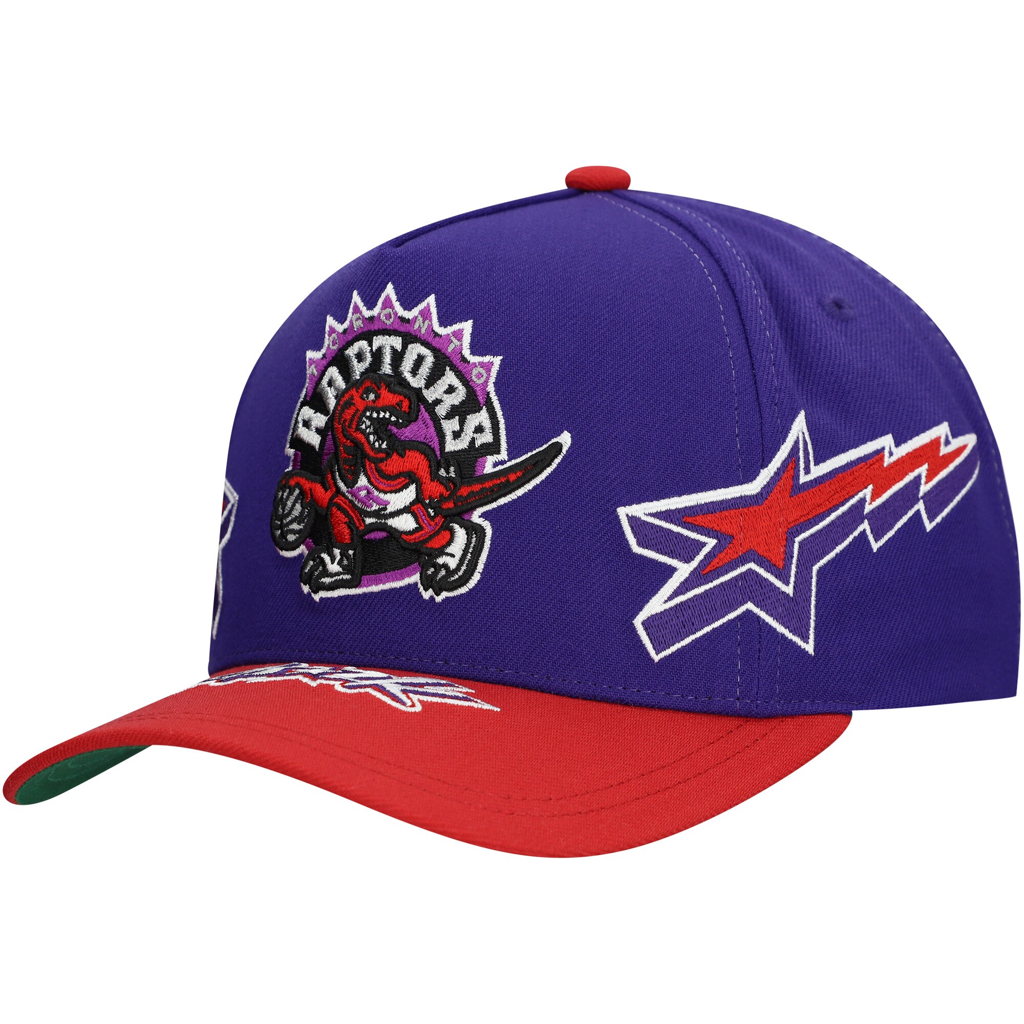 NBA men8217s toronto raptors mitchell amp ness purplered as2k stars pro crown adjustable hat Collection - Official Jerseys & Hats | NBA Store