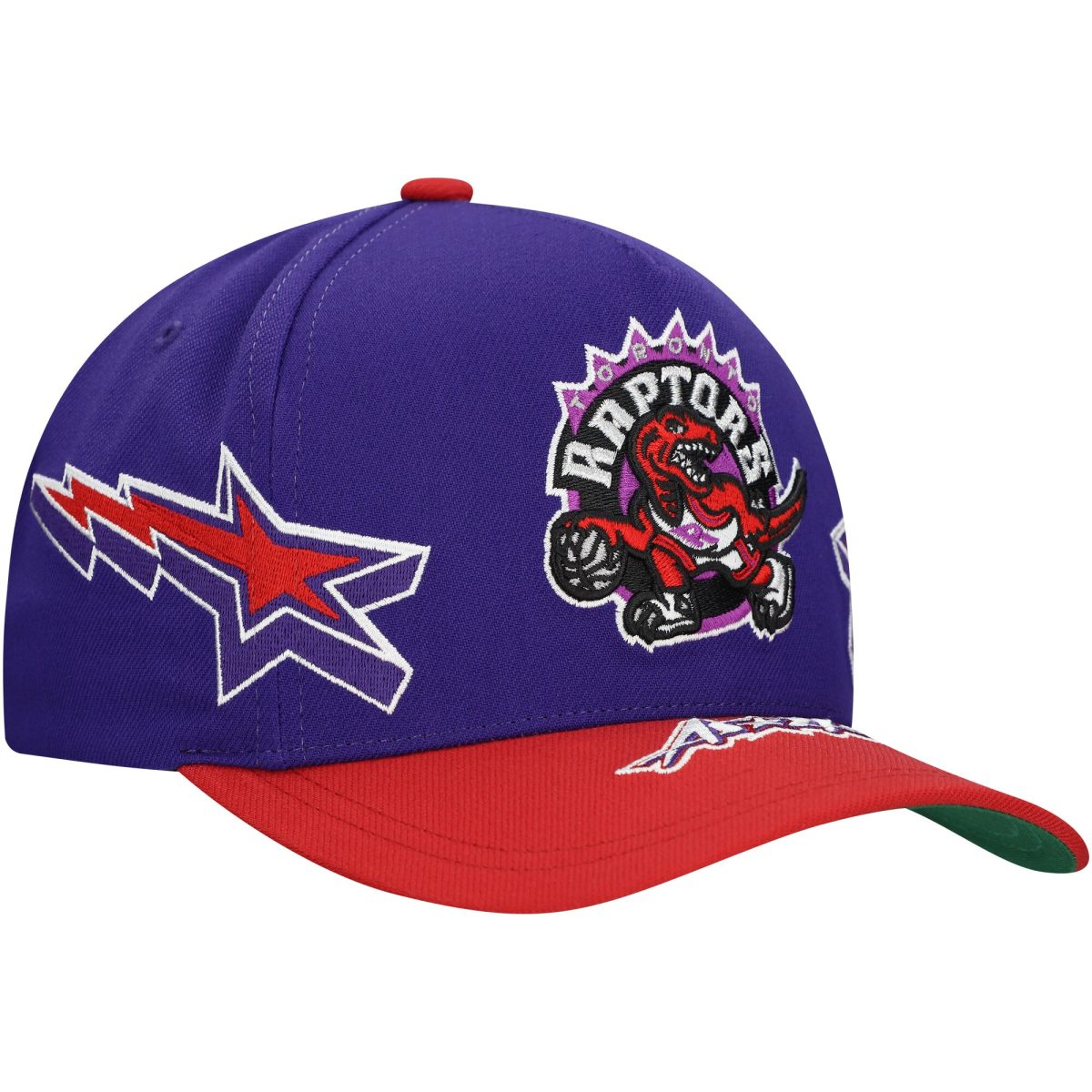 NBA men8217s toronto raptors mitchell amp ness purplered as2k stars pro crown adjustable hat Collection - Official Jerseys & Hats | NBA Store