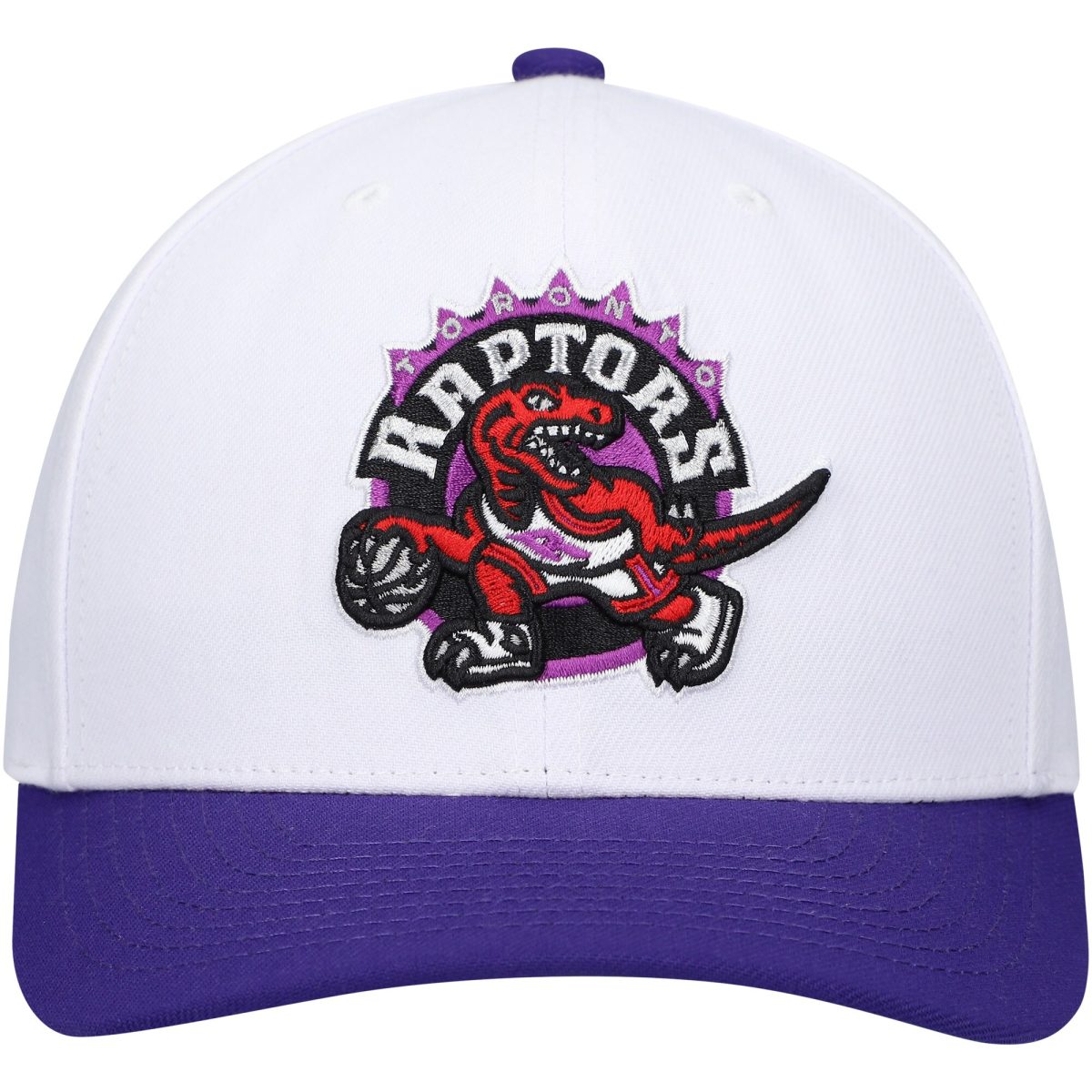 NBA men8217s toronto raptors mitchell amp ness whitepurple hardwood classics core 2-tone 2.0 pro snapback hat Collection - Official Jerseys & Hats | NBA Store
