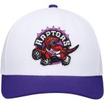 NBA men8217s toronto raptors mitchell amp ness whitepurple hardwood classics core 2-tone 2.0 pro snapback hat Collection - Official Jerseys & Hats | NBA Store