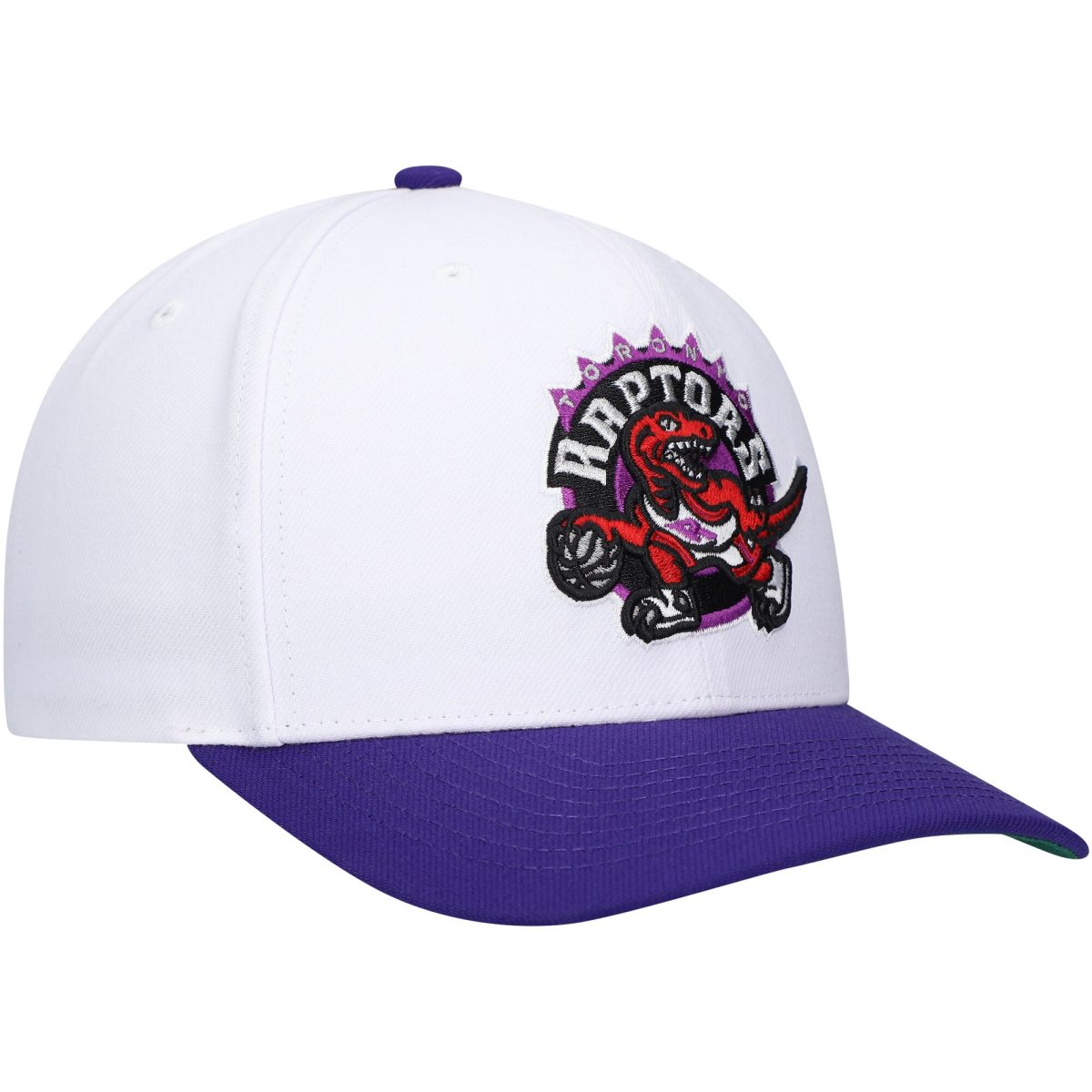 NBA men8217s toronto raptors mitchell amp ness whitepurple hardwood classics core 2-tone 2.0 pro snapback hat Collection - Official Jerseys & Hats | NBA Store