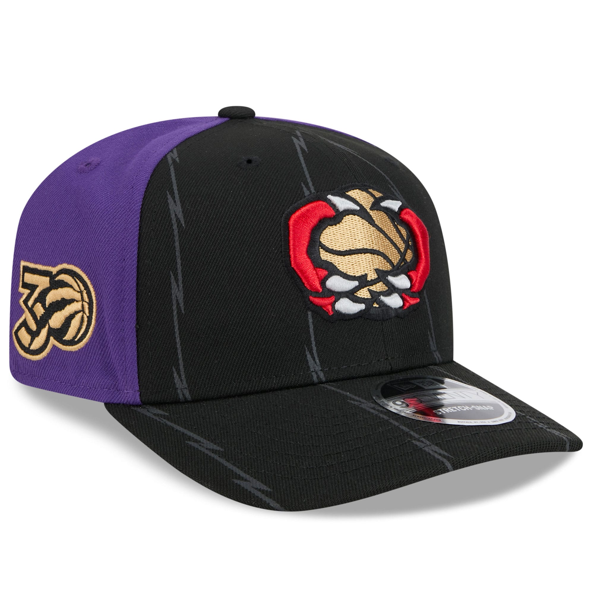 NBA men8217s toronto raptors new era black 202425 city edition 9seventy stretch-snap hat Collection - Official Jerseys & Hats | NBA Store