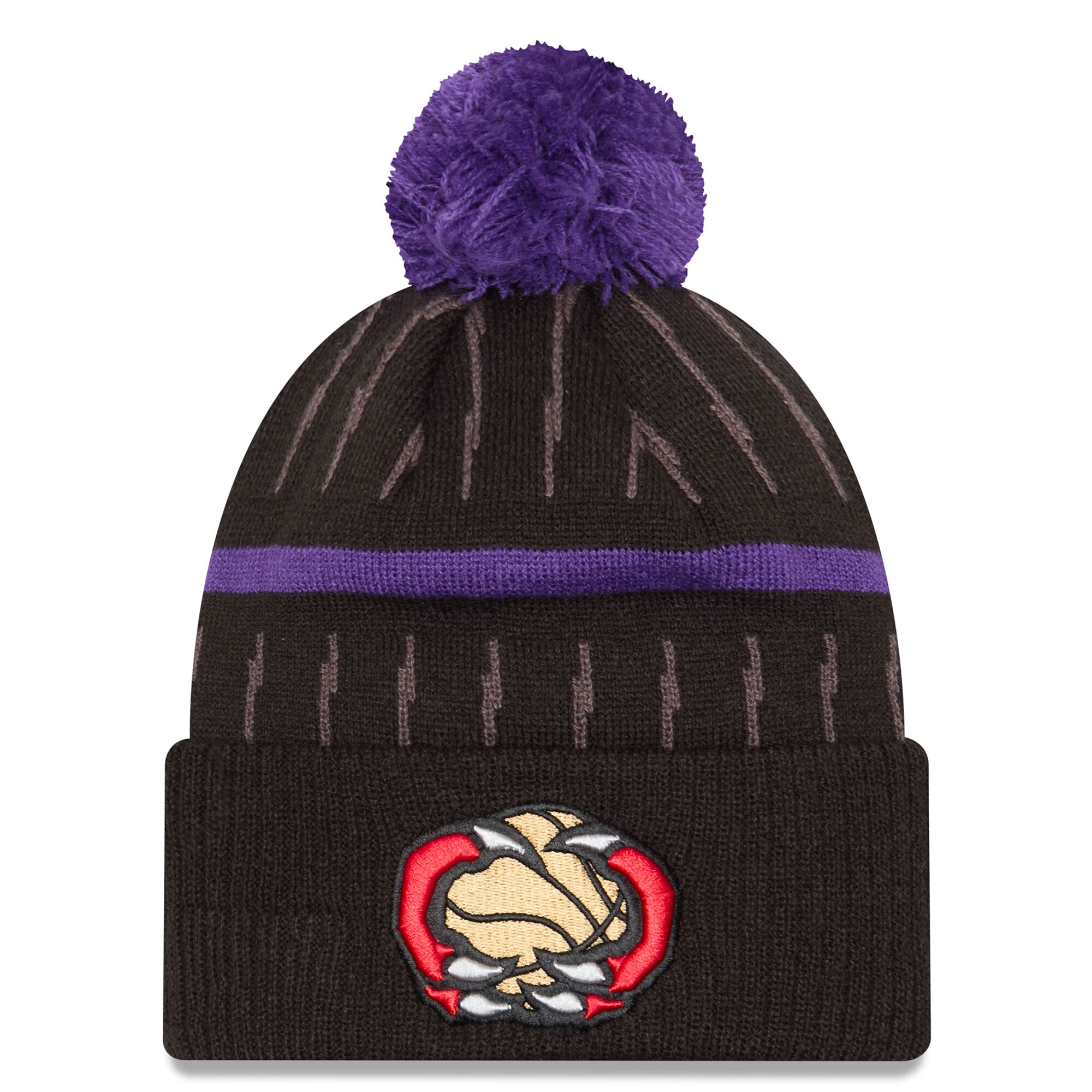 NBA men8217s toronto raptors new era black 202425 city edition cuffed knit hat with pom Collection - Official Jerseys & Hats | NBA Store