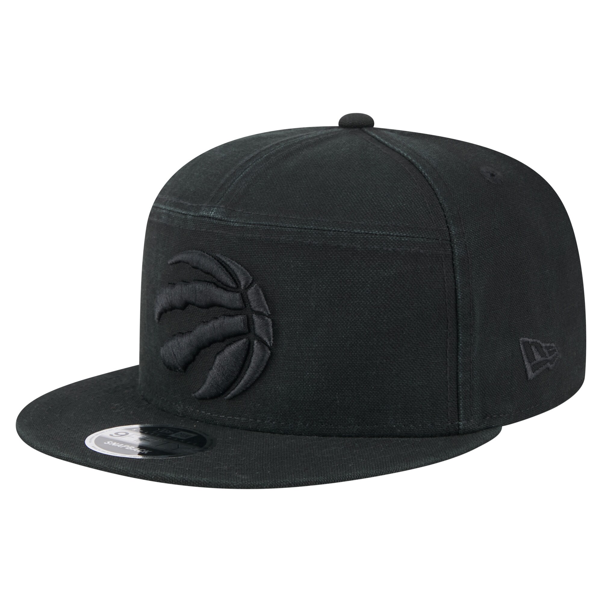 NBA men8217s toronto raptors new era black adventure canvas split panel 9fifty snapback hat Collection - Official Jerseys & Hats | NBA Store