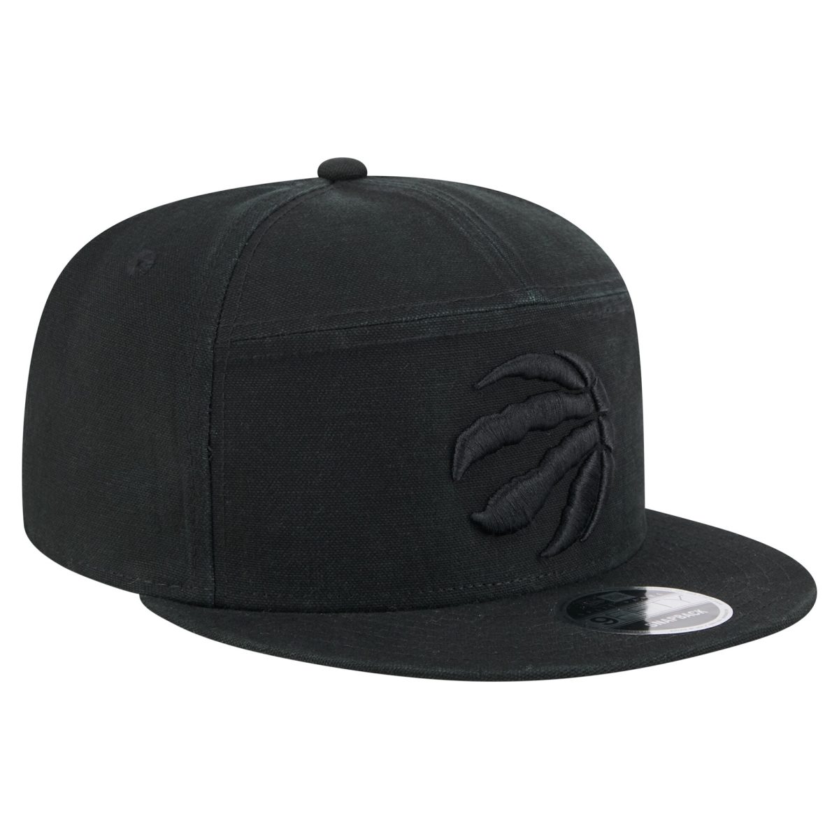NBA men8217s toronto raptors new era black adventure canvas split panel 9fifty snapback hat Collection - Official Jerseys & Hats | NBA Store