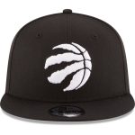 NBA men8217s toronto raptors new era black black amp white logo 9fifty adjustable snapback hat Collection - Official Jerseys & Hats | NBA Store