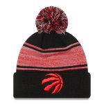 NBA men8217s toronto raptors new era black chilled cuffed knit hat with pom Collection - Official Jerseys & Hats | NBA Store