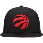 NBA men8217s toronto raptors new era black logo official team color 59fifty fitted hat Collection - Official Jerseys & Hats | NBA Store