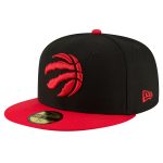 NBA men8217s toronto raptors new era blackred 2-tone 59fifty fitted hat Collection - Official Jerseys & Hats | NBA Store