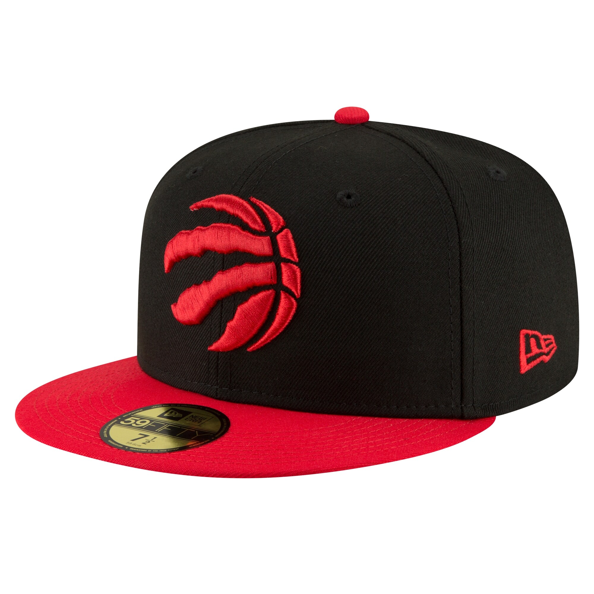 NBA men8217s toronto raptors new era blackred 2-tone 59fifty fitted hat Collection - Official Jerseys & Hats | NBA Store