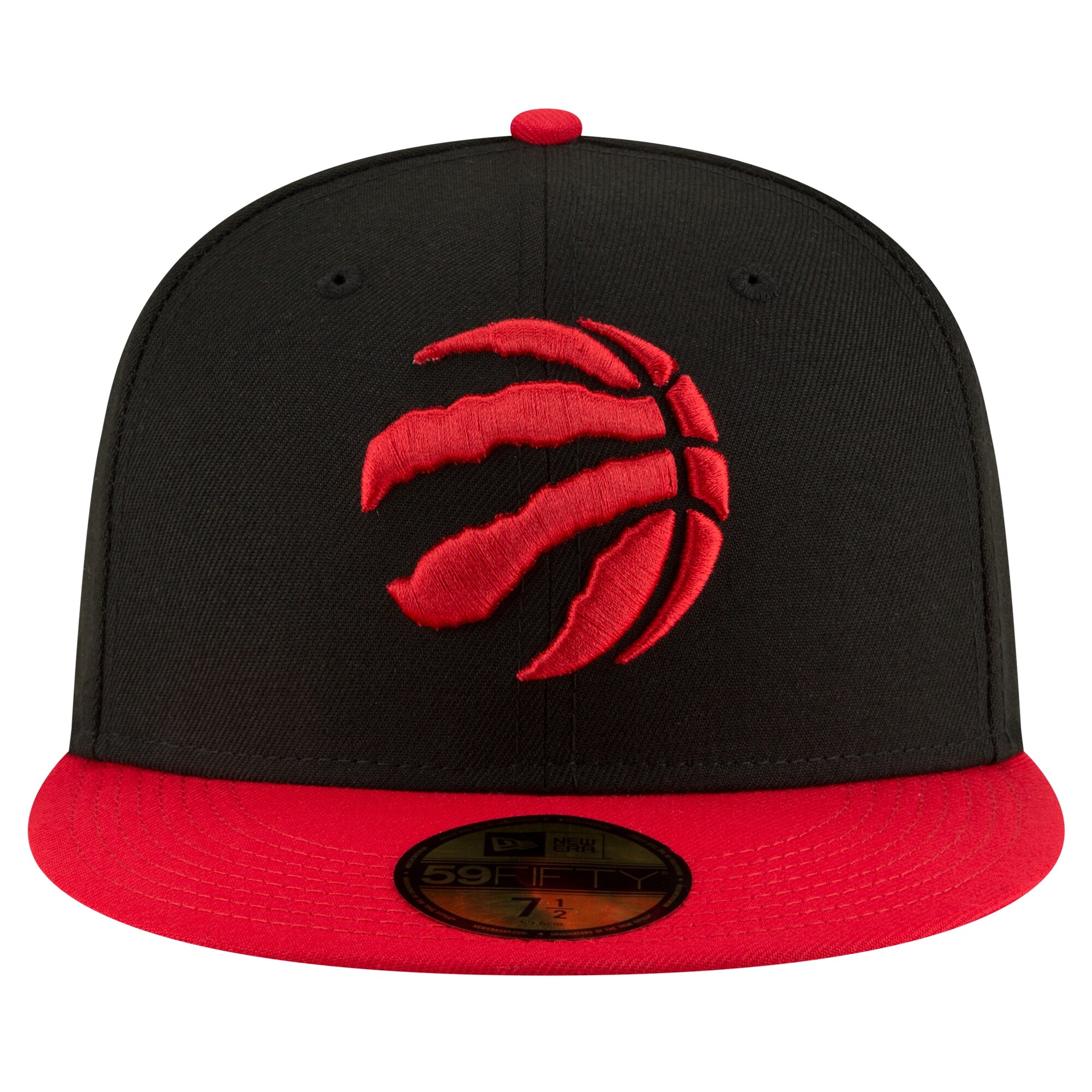 NBA men8217s toronto raptors new era blackred 2-tone 59fifty fitted hat Collection - Official Jerseys & Hats | NBA Store