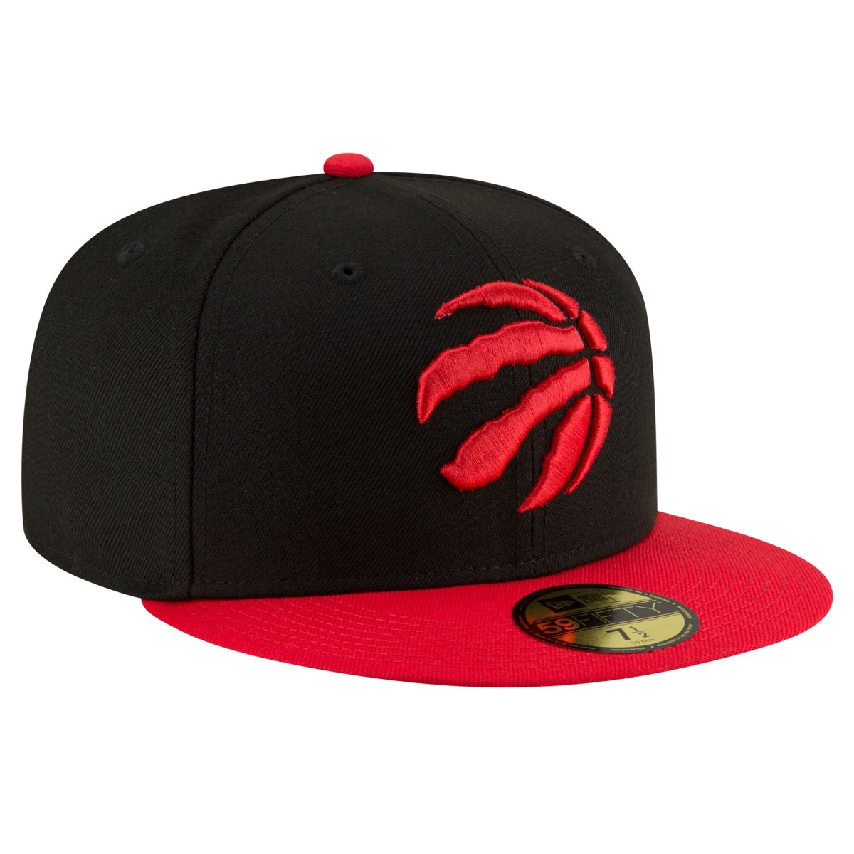 NBA men8217s toronto raptors new era blackred 2-tone 59fifty fitted hat Collection - Official Jerseys & Hats | NBA Store