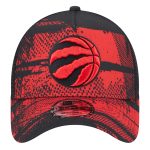 NBA men8217s toronto raptors new era blackred tip off a-frame trucker 9forty adjustable hat Collection - Official Jerseys & Hats | NBA Store