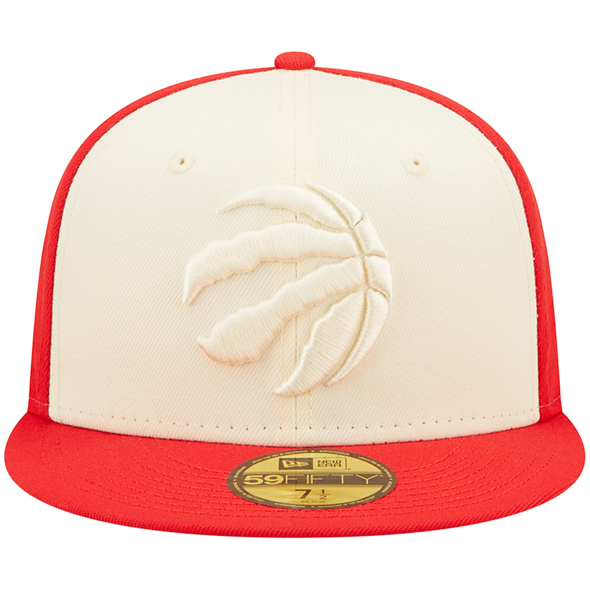 NBA men8217s toronto raptors new era creamred cork two-tone 59fifty fitted hat Collection - Official Jerseys & Hats | NBA Store
